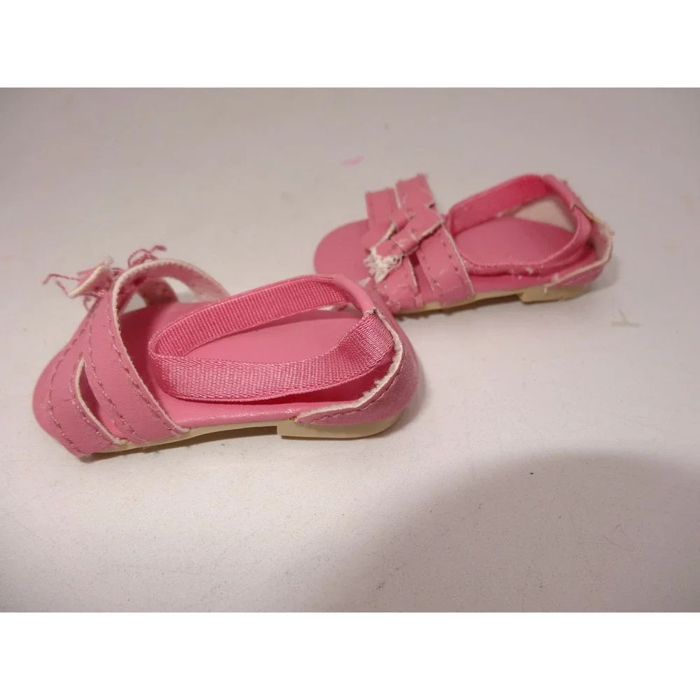 American Girl Doll Pink Love Dress Outfit with Sandals 2014-2017